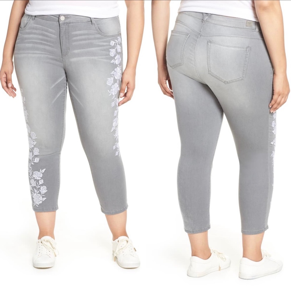 Wit&Wisdom•high waisted ankle slim jeans